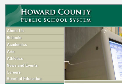 Howard County Public School System identity view 1