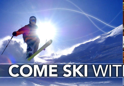 Mamoth Ski Weekend evite Sales Material view 1