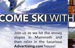 Mamoth Ski Weekend evite Sales Material view 2