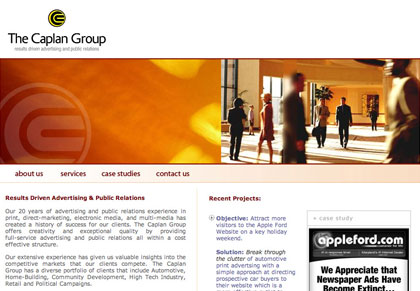 The Caplan Group Website website view 1